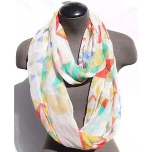 Rikka Retro Shapes Pop Culture Hoop Scarf / Wrap